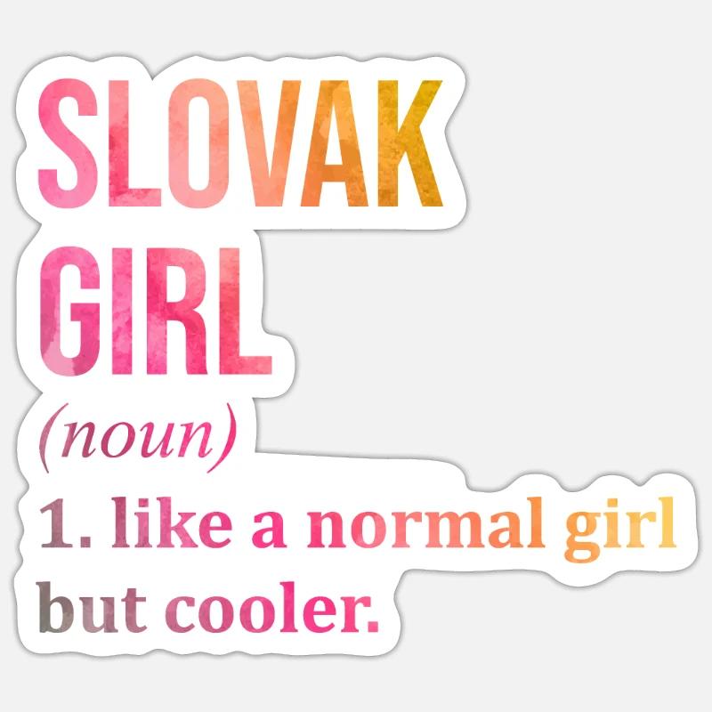 Slowakei Sticker Größe S (10 x 10 cm)