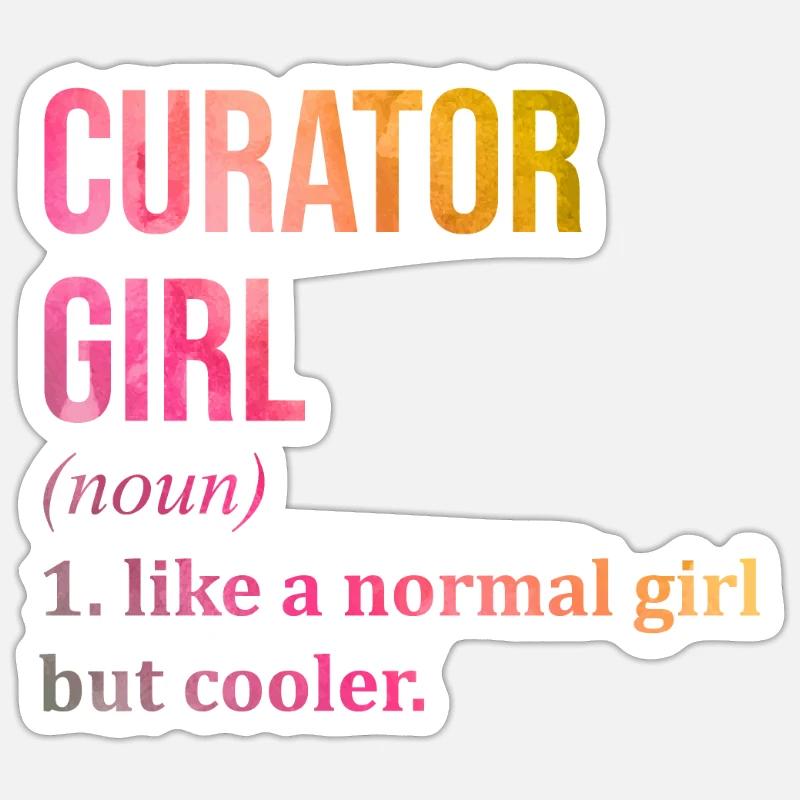 Curate Sticker size S (10 x 10 cm)