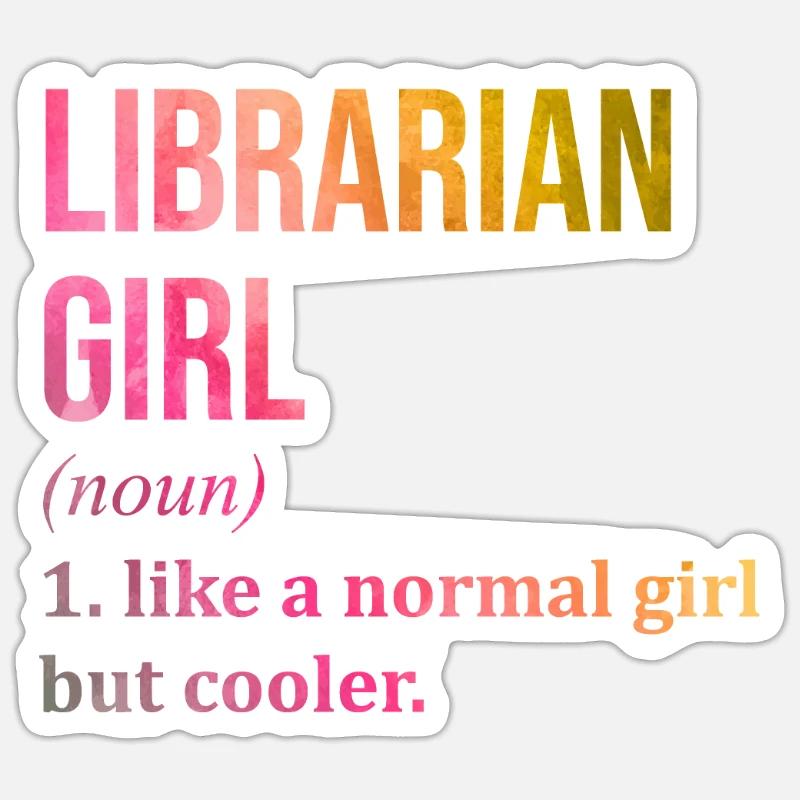 bibliothèque Sticker taille S (10 x 10 cm)