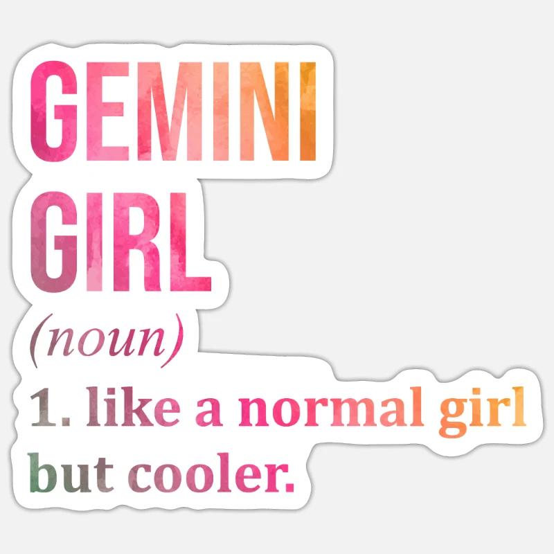 Gémeaux Sticker taille S (10 x 10 cm)