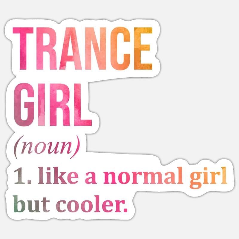 Trance Sticker size S (10 x 10 cm)