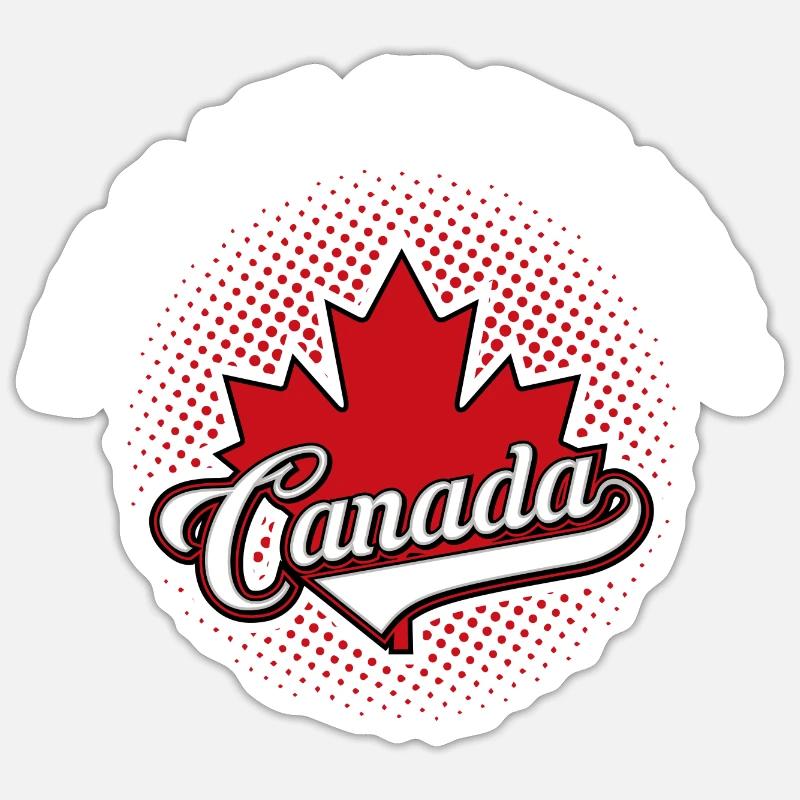 Canada - Sticker Größe S (10 x 10 cm) - Mattweiß