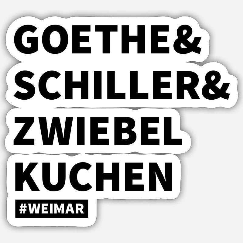 Weimar Sticker Größe S (10 x 10 cm)