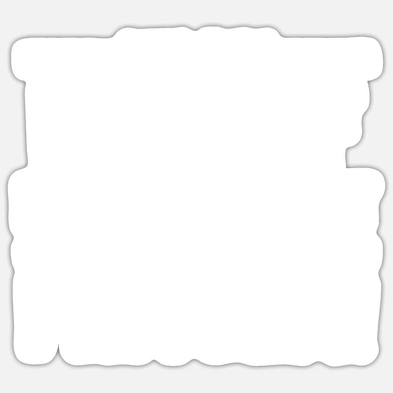 First name Detlef - Sticker size S (10 x 10 cm) - white matte