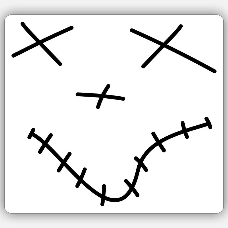Sticker Größe S (10 x 10 cm) - 