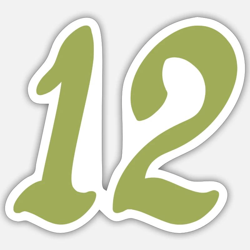 12 Sticker size S (10 x 10 cm)