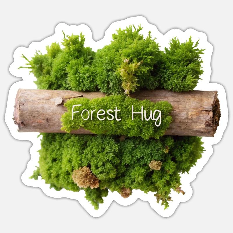 MOUSSE, CÂLIN DE FORÊT Sticker taille S (10 x 10 cm)