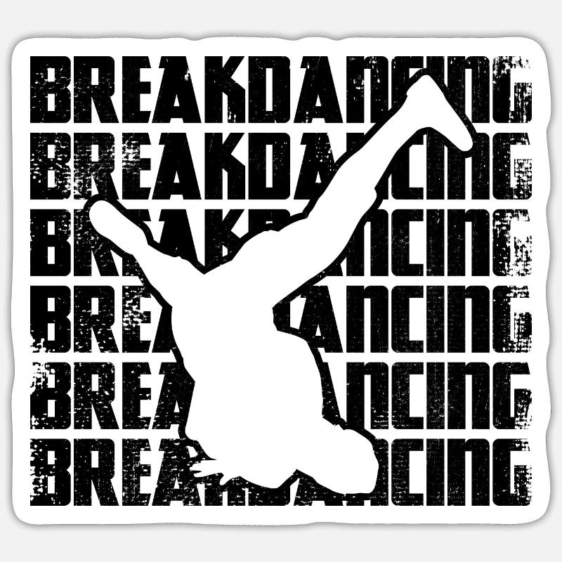 Breakdancing Sticker size S (10 x 10 cm)