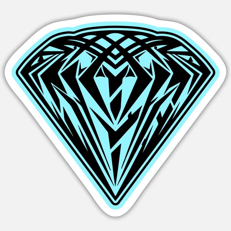 Diamond Symbol Icon Sticker size S (10 x 10 cm)
