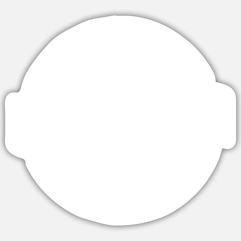 Fabien - Sticker taille S (10 x 10 cm) - blanc mat