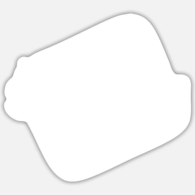 Naissance de Siméon - Sticker taille S (10 x 10 cm) - blanc mat