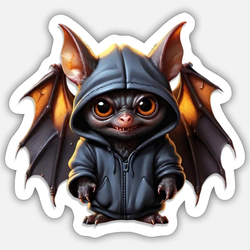 Der Schattenspringer Sticker Größe S (10 x 10 cm)