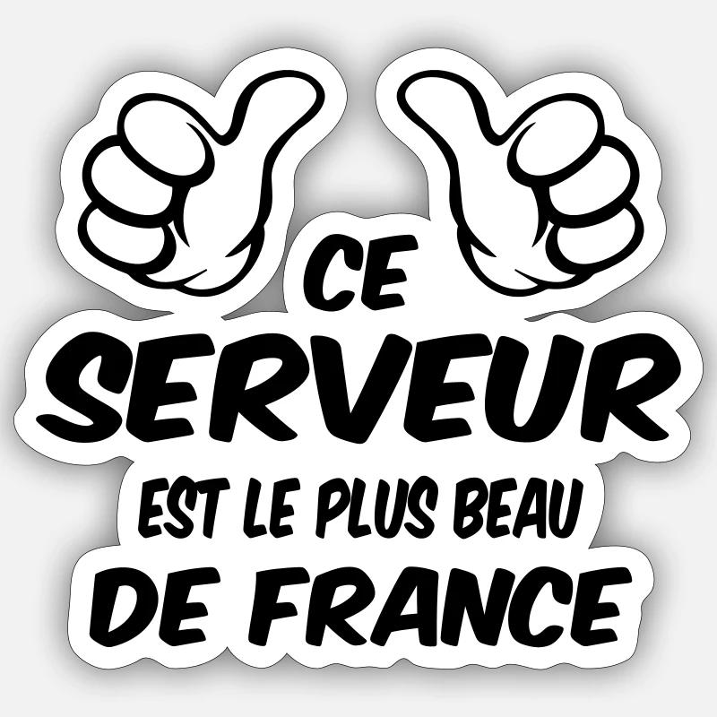 BEST SERVER Sticker size S (10 x 10 cm)