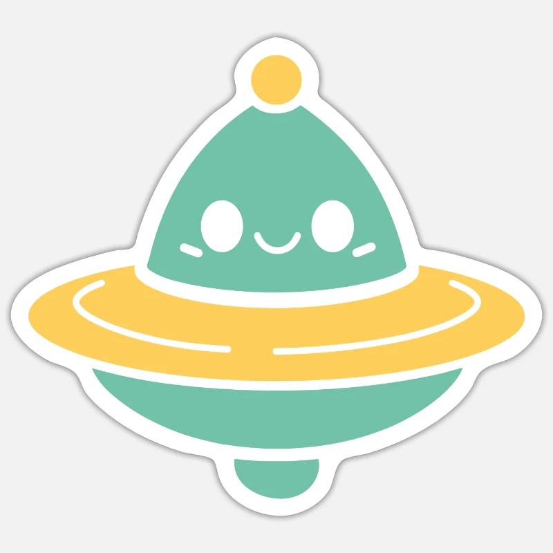 KREISEL - Sticker Größe S (10 x 10 cm) - Mattweiß