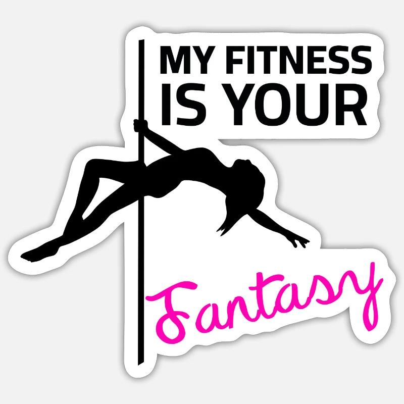 Pole dance Sticker size S (10 x 10 cm)