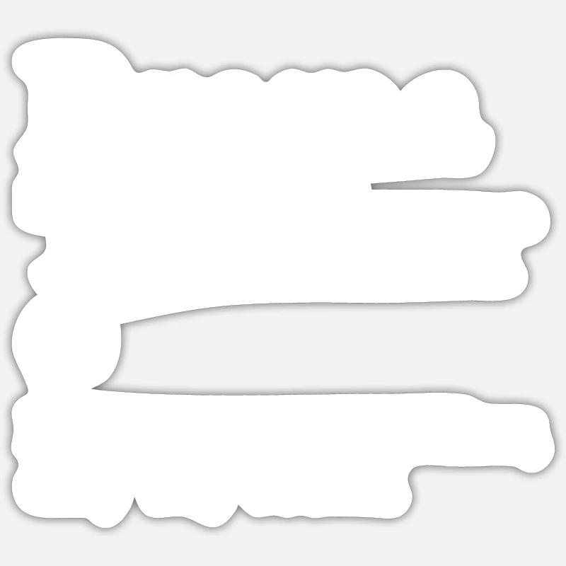 comme un enseignant normal seulement plus cool Design pour un drame - Sticker taille S (10 x 10 cm) - blanc mat