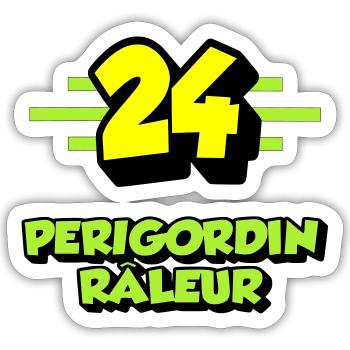 Klagendes Périgordin - Sticker Größe S (10 x 10 cm) - Mattweiß - Vorne
