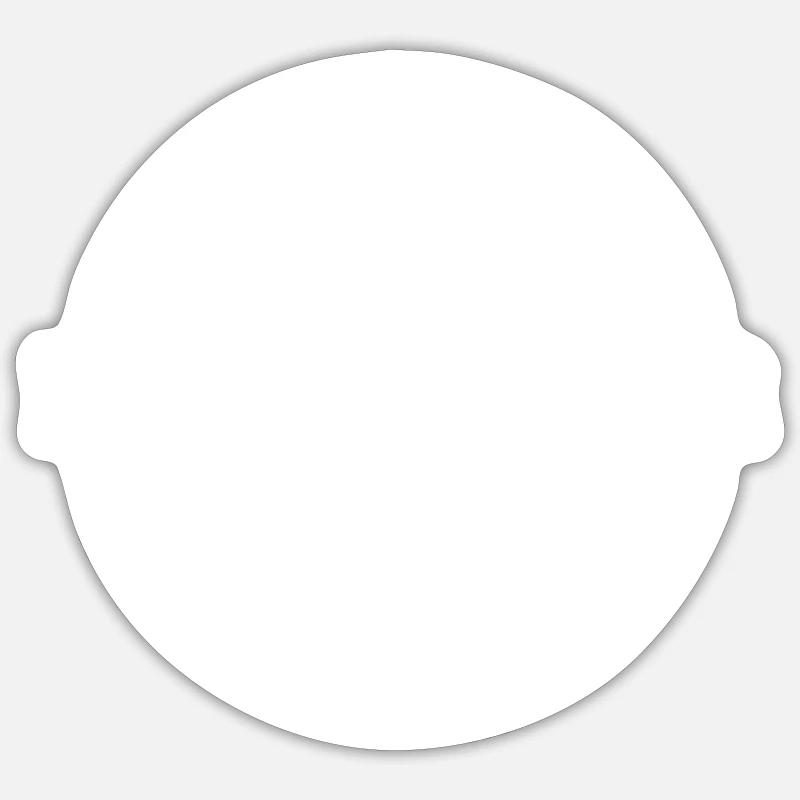 Emploi Couvreur - Sticker taille S (10 x 10 cm) - blanc mat