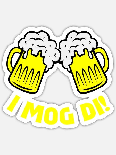  - Sticker size S (10 x 10 cm) - white matte