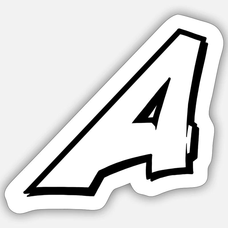 A Sticker size S (10 x 10 cm)
