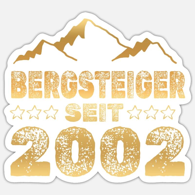 2002 - Sticker Größe S (10 x 10 cm) - Mattweiß