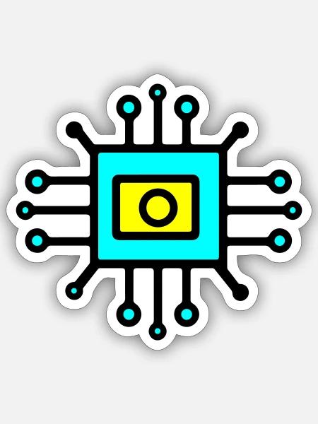 - Sticker size S (10 x 10 cm) - white matte