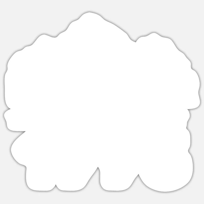 en 1995 - Sticker taille S (10 x 10 cm) - blanc mat