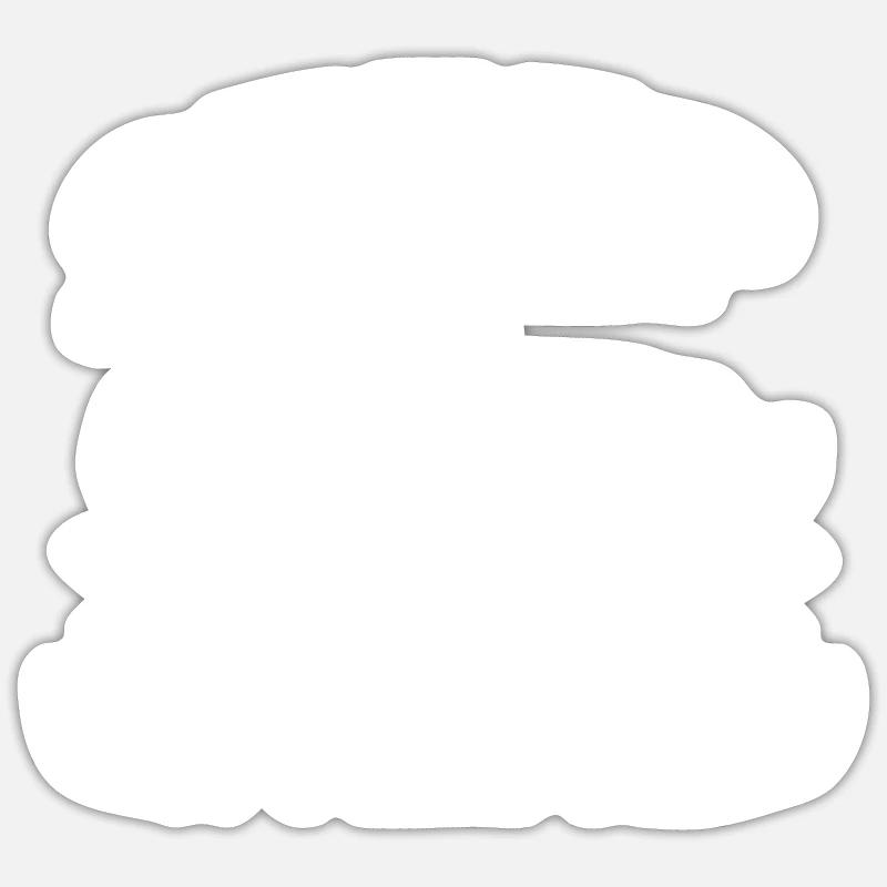 Imprégnez-le vraiment - Sticker taille S (10 x 10 cm) - blanc mat