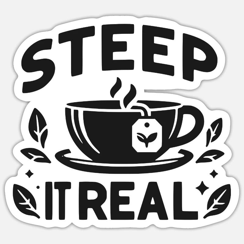 Imprégnez-le vraiment - Sticker taille S (10 x 10 cm) - blanc mat