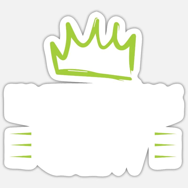 Kickboxing Crew - Sticker Größe S (10 x 10 cm) - Mattweiß