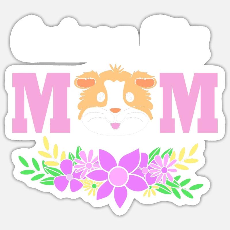 Cobaye Sticker taille S (10 x 10 cm)