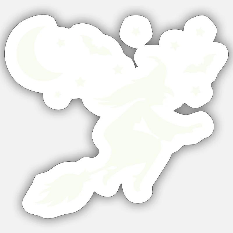 Witch Sticker size S (10 x 10 cm)