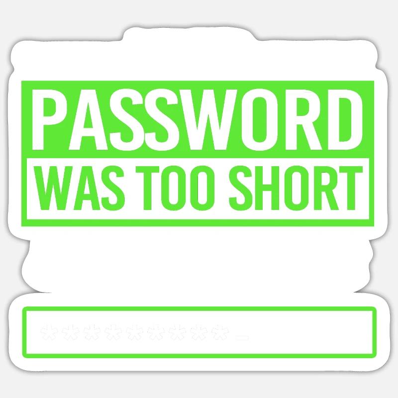 Cyber programmeur cybersécurité Hacker - Sticker taille S (10 x 10 cm) - blanc mat