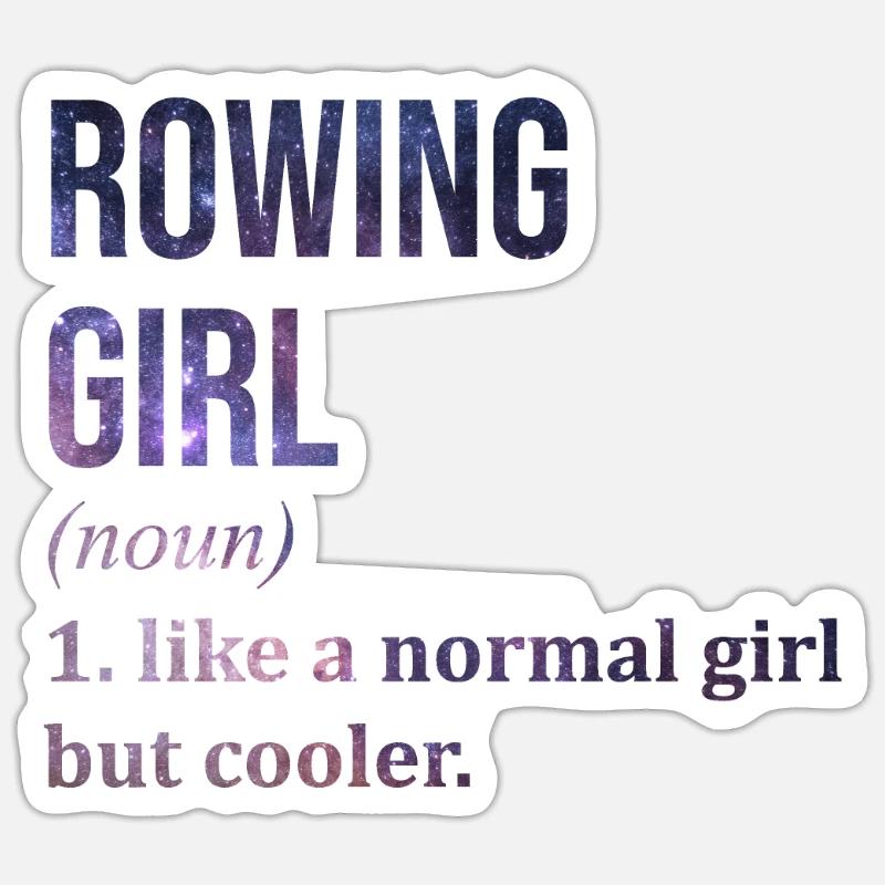 Rowing Rowing Rowing Sticker size S (10 x 10 cm)