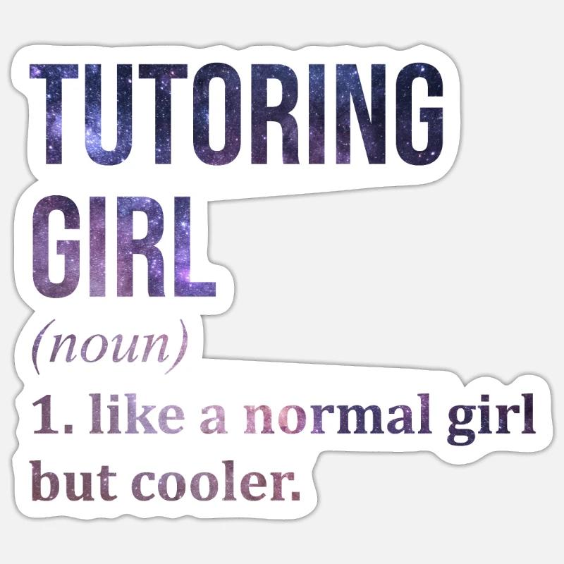 Tutor - Sticker Größe S (10 x 10 cm) - Mattweiß