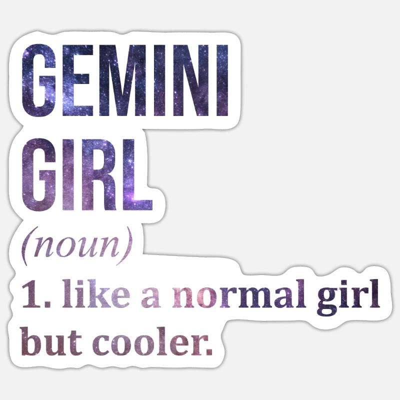 Gémeaux Sticker taille S (10 x 10 cm)