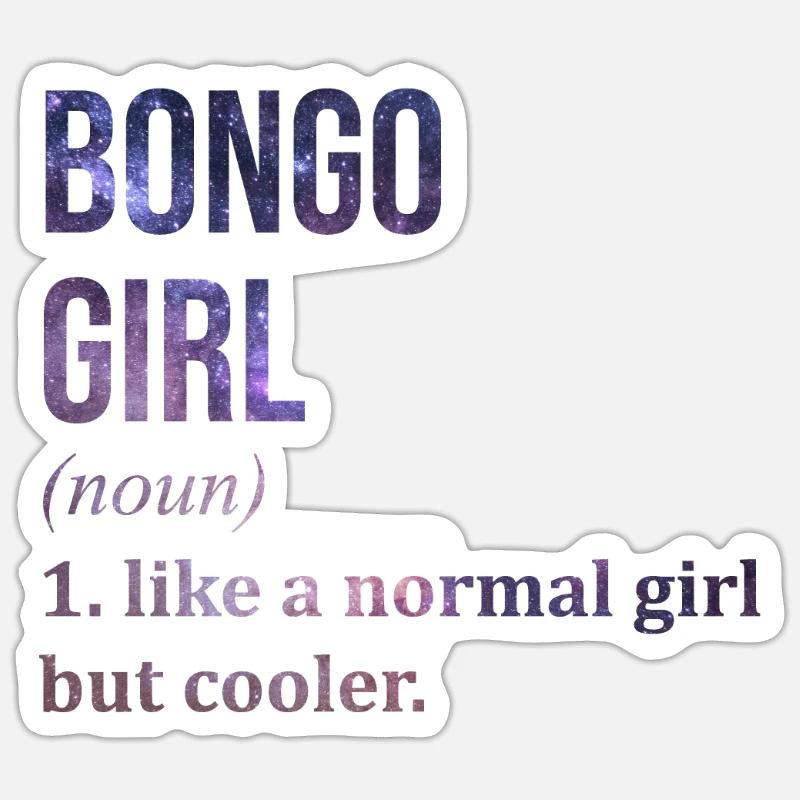 Bongo Bongo Bongo Sticker taille S (10 x 10 cm)