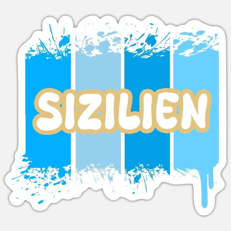 Sicily Sticker size S (10 x 10 cm)