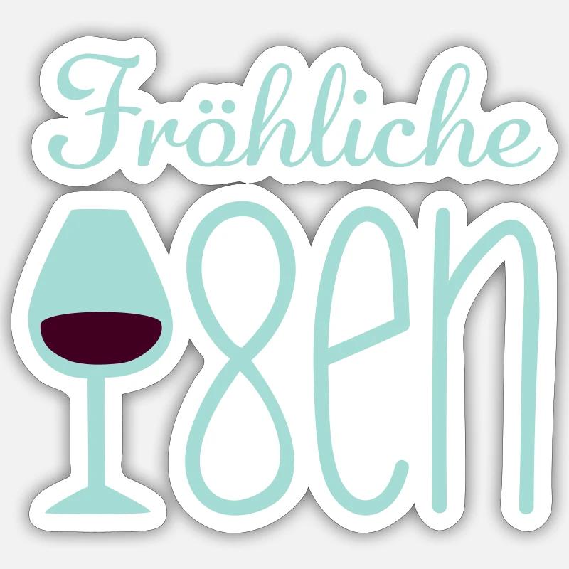 Joyeux Noël - Sticker taille S (10 x 10 cm) - blanc mat