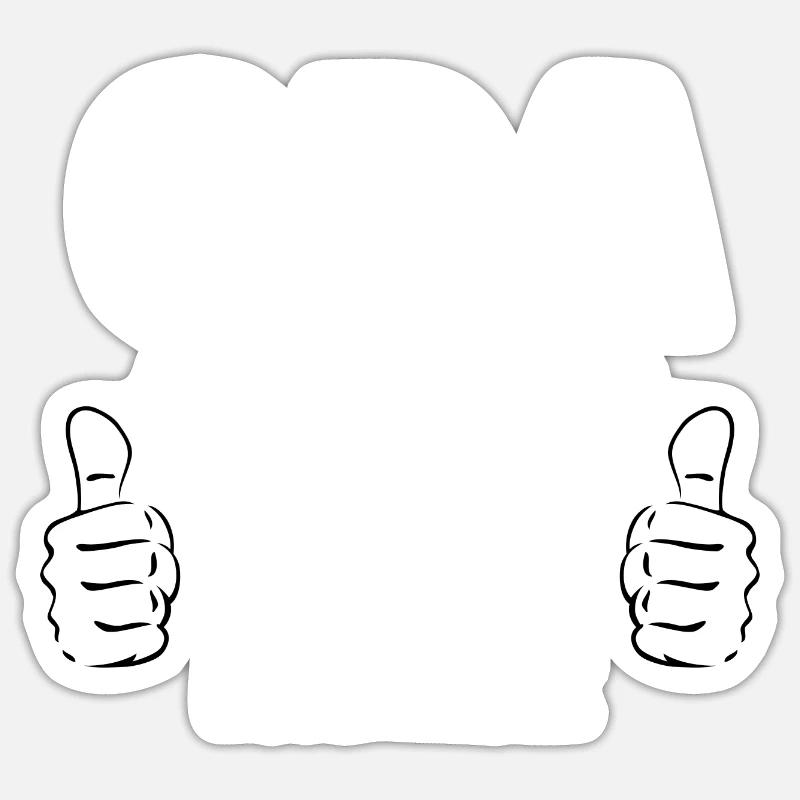 Sticker Größe S (10 x 10 cm) - 