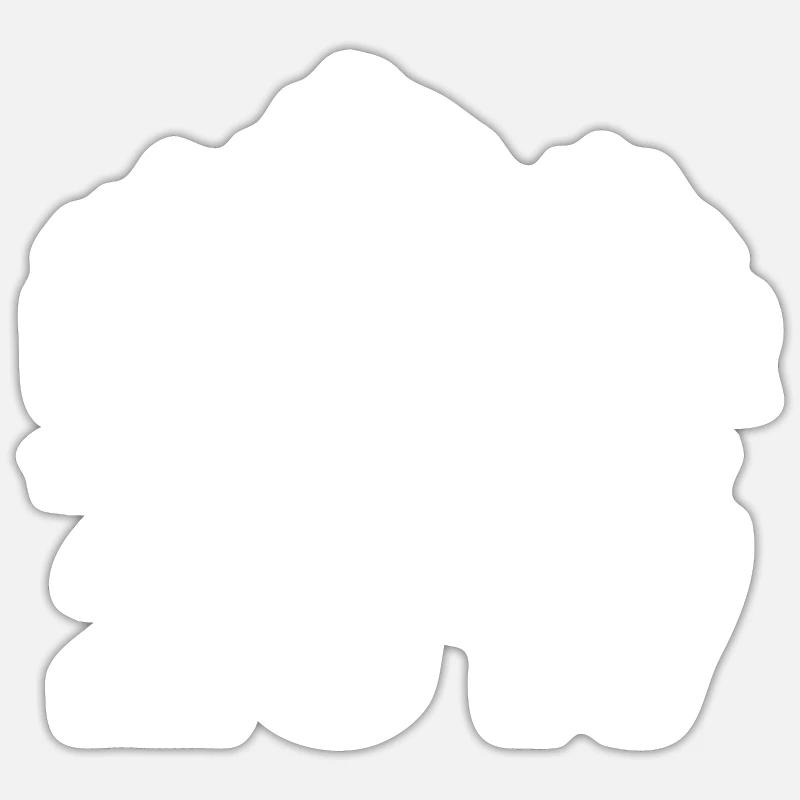 2017 - Sticker Größe S (10 x 10 cm) - Mattweiß