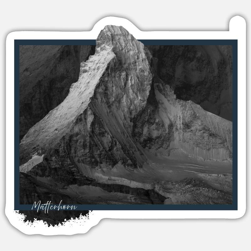 Cervin - Cervin - Sticker taille S (10 x 10 cm) - blanc mat