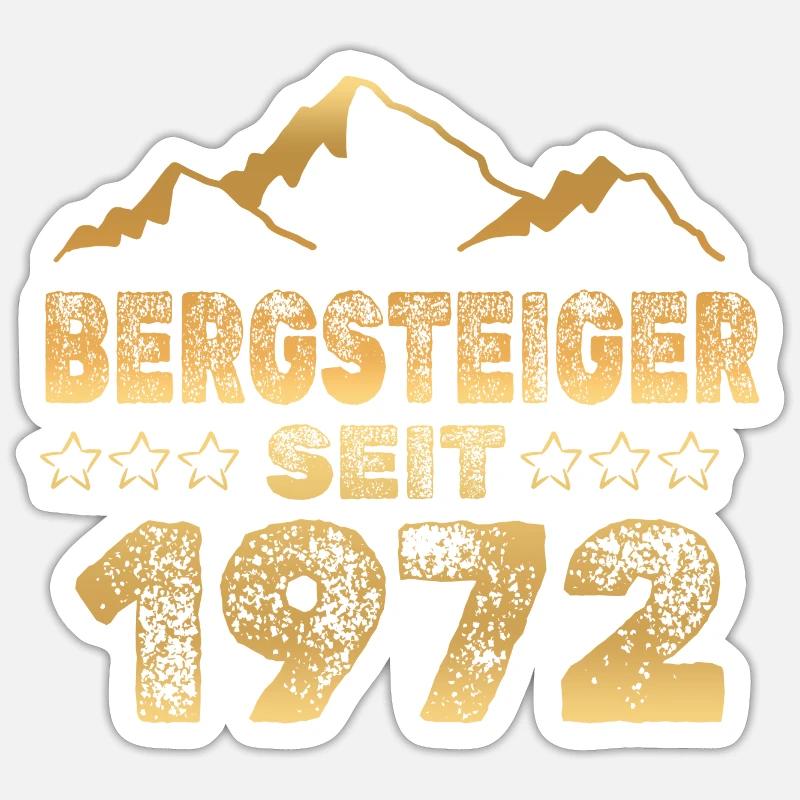 1972 - Sticker taille S (10 x 10 cm) - blanc mat