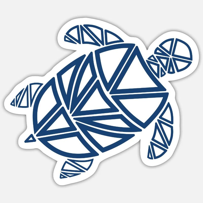 Turtle Sticker size S (10 x 10 cm)