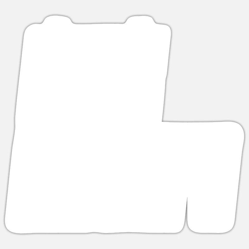 dark electro - Sticker size S (10 x 10 cm) - white matte