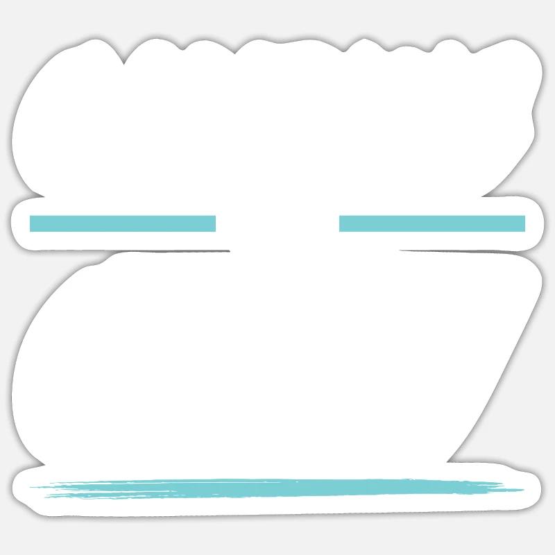 Équipe de camping - Sticker taille S (10 x 10 cm) - blanc mat