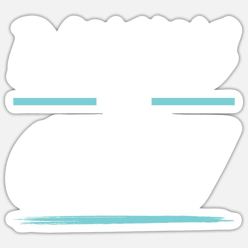 Équipe de danse - Sticker taille S (10 x 10 cm) - blanc mat