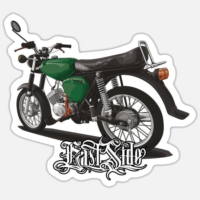 S51 (vert) // Illustration Sticker taille S (10 x 10 cm)