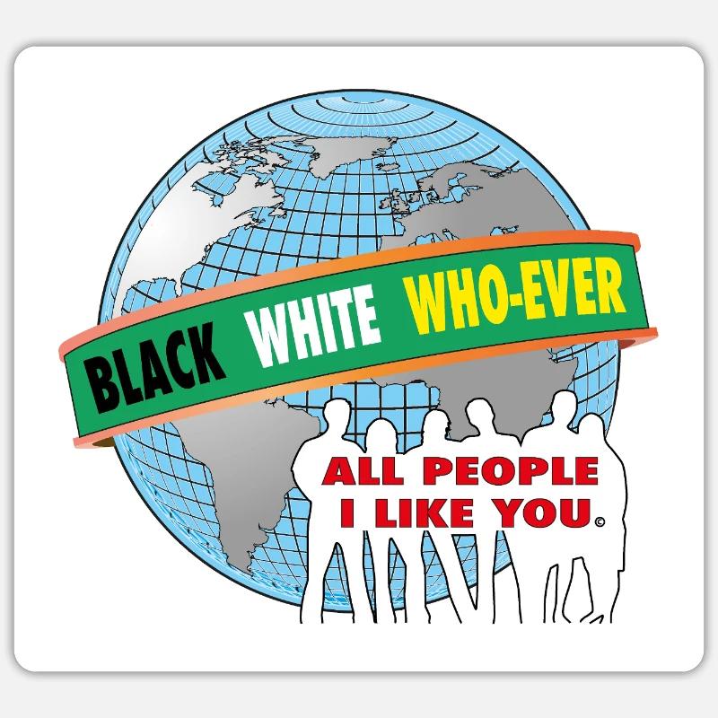 WHO EVER Sticker size S (10 x 10 cm)