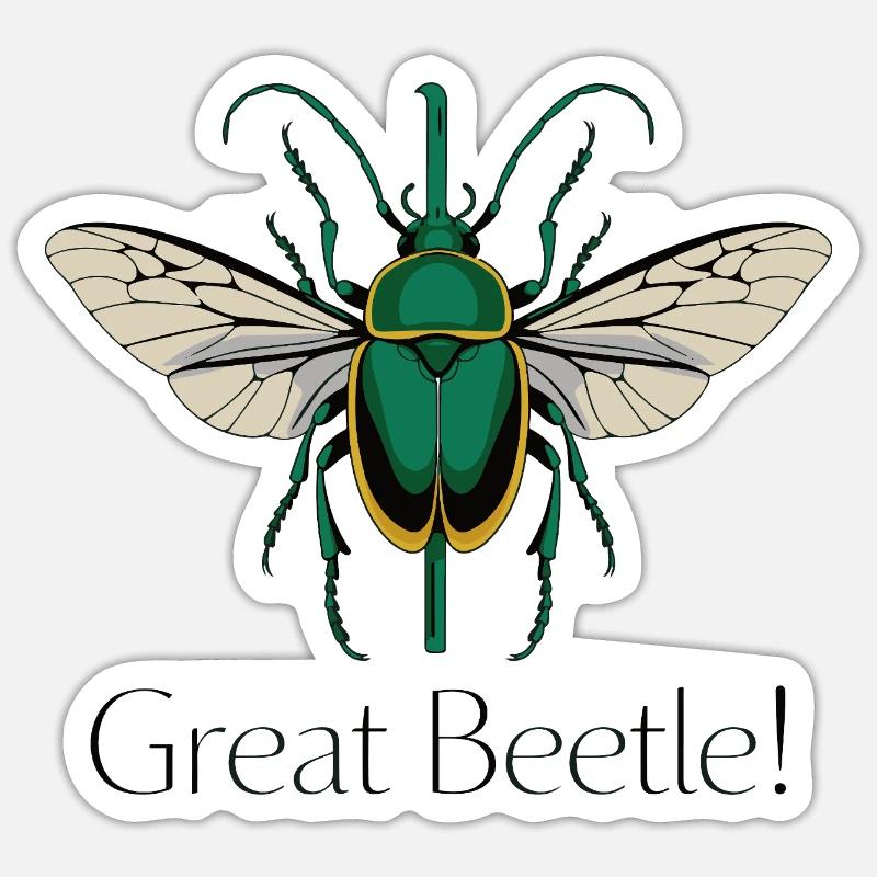 GREAT BEE Sticker size S (10 x 10 cm)